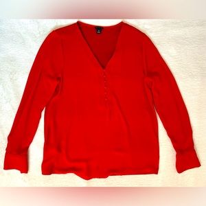 Ann Taylor Blouse - Red